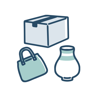 思い出の品が多く手放せない